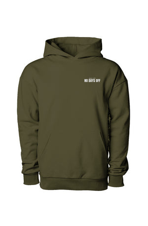 No Days Off Hoodie | Green