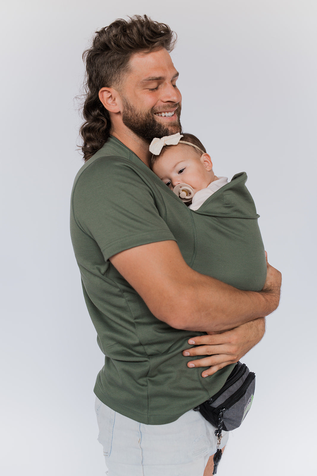 Baby carrier shirt for 2024 dad