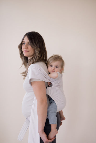 Simple Wrap | Oatmeal Stripe