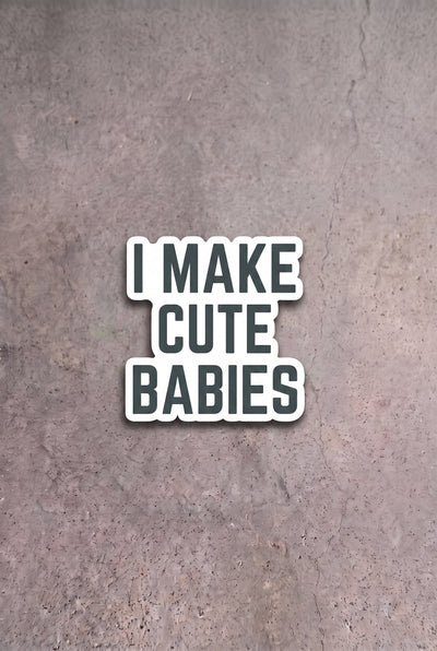 Cute Babies Sticker
