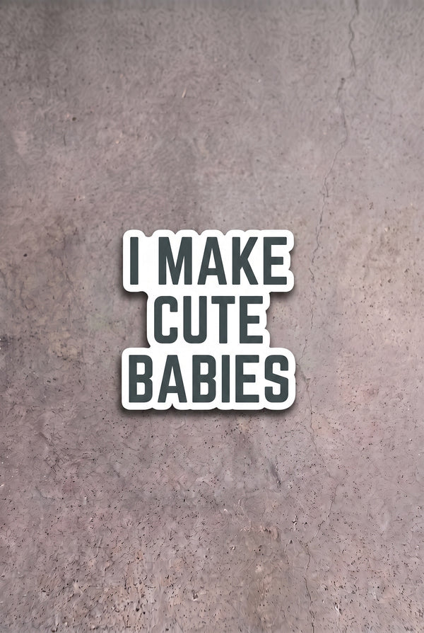 Cute Babies Sticker