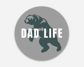 Dad Life Circle Sticker