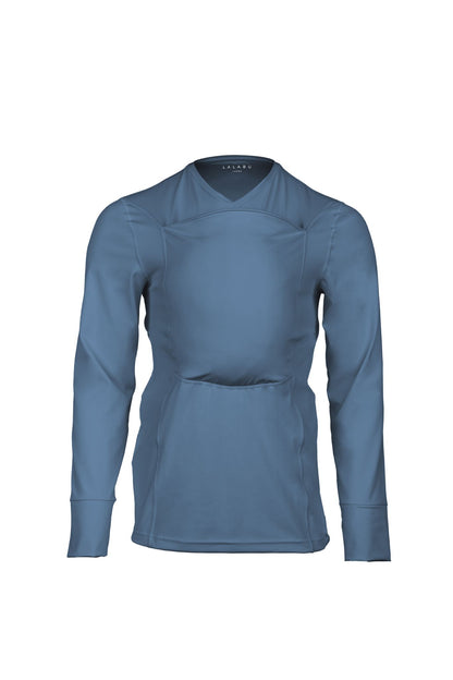 Front view of Brook Long Sleeve Dad Shirt