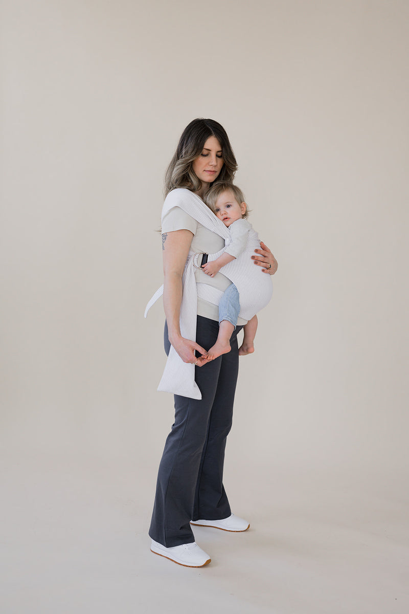 Simple Wrap | Oatmeal Stripe