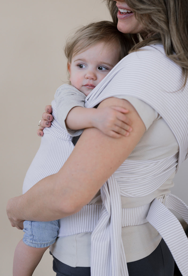 Simple Wrap | Oatmeal Stripe