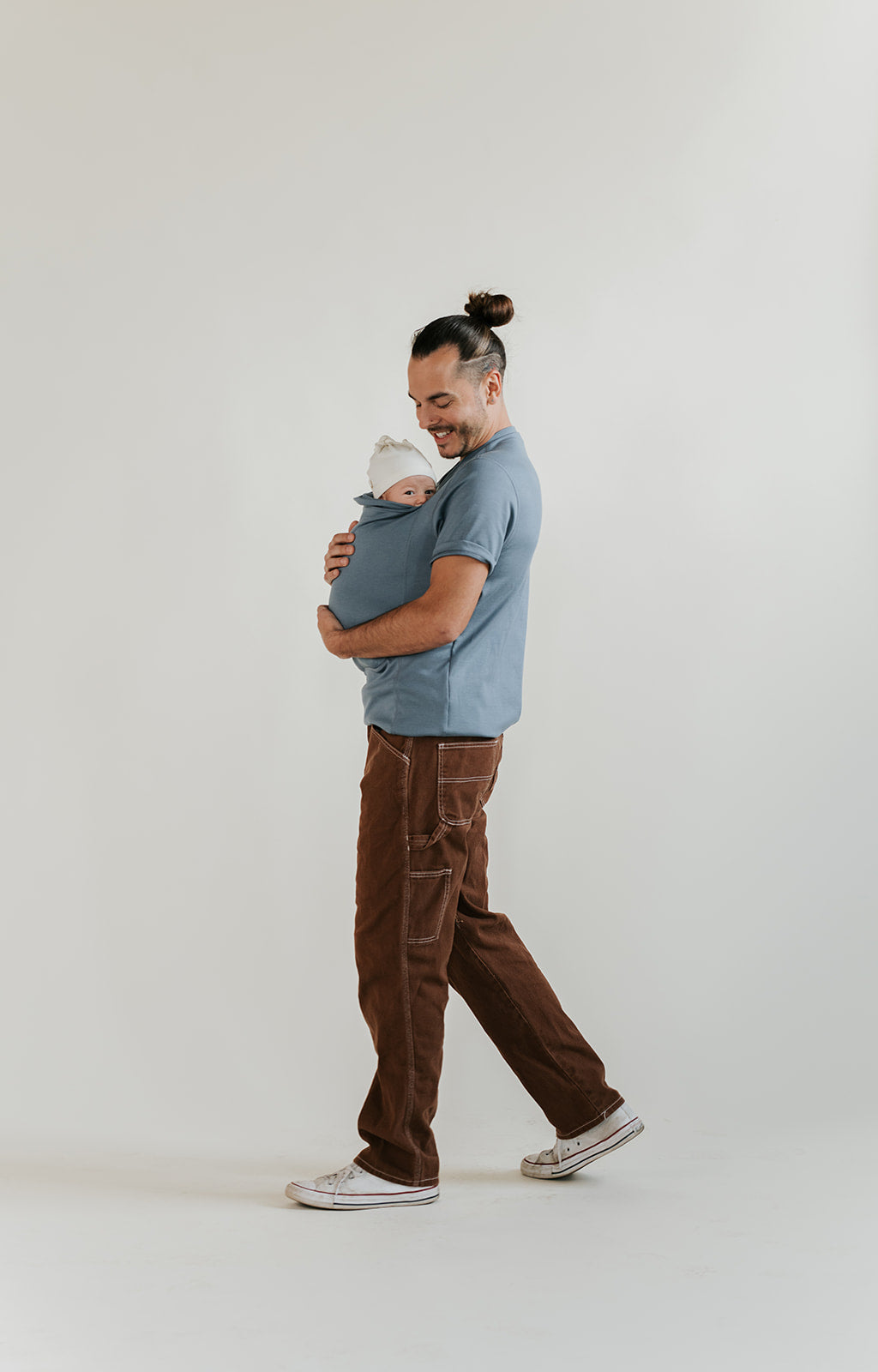 Lalabu Dad Shirt Original Babywearing TShirt with Kangaroo Pouch