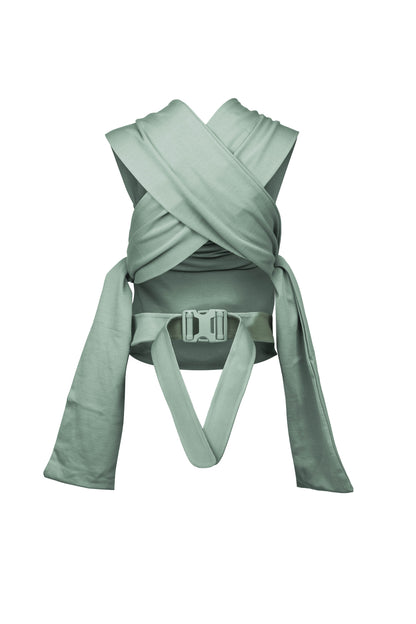 Back view of Olive Simple Wrap.