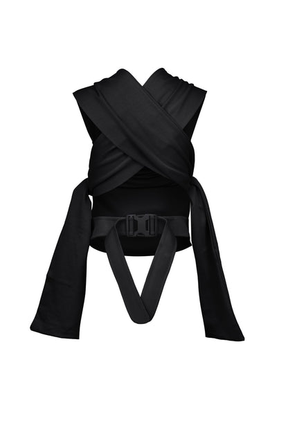 Back view of black Simple Wrap.